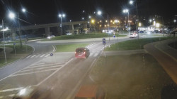 Křižovatka ulic Velká Dlážka a Polní