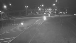 Křižovatka ulic Velká Dlážka a Polní