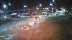 Křižovatka ulic Velká Dlážka a Polní