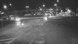 Křižovatka ulic Velká Dlážka a Polní