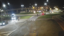 Křižovatka ulic Velká Dlážka a Polní