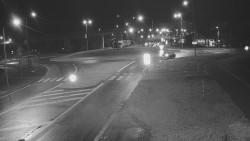 Křižovatka ulic Velká Dlážka a Polní