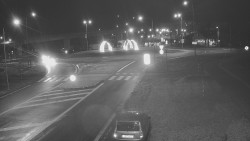 Křižovatka ulic Velká Dlážka a Polní