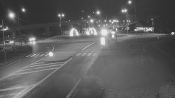 Křižovatka ulic Velká Dlážka a Polní