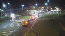 Křižovatka ulic Velká Dlážka a Polní