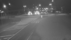 Křižovatka ulic Velká Dlážka a Polní