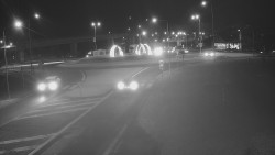 Křižovatka ulic Velká Dlážka a Polní