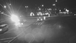 Křižovatka ulic Velká Dlážka a Polní