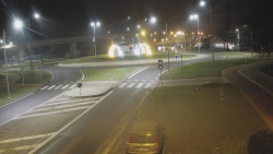 Křižovatka ulic Velká Dlážka a Polní