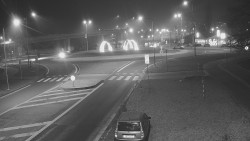 Křižovatka ulic Velká Dlážka a Polní