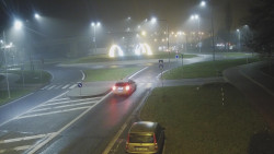 Křižovatka ulic Velká Dlážka a Polní