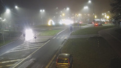 Křižovatka ulic Velká Dlážka a Polní