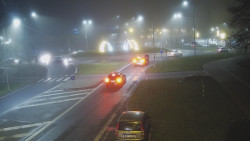 Křižovatka ulic Velká Dlážka a Polní