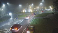 Křižovatka ulic Velká Dlážka a Polní