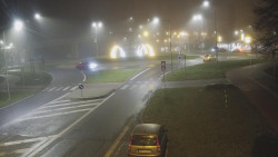 Křižovatka ulic Velká Dlážka a Polní