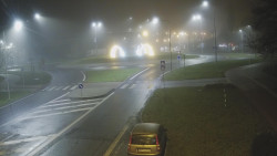 Křižovatka ulic Velká Dlážka a Polní