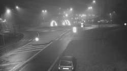 Křižovatka ulic Velká Dlážka a Polní