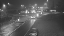 Křižovatka ulic Velká Dlážka a Polní