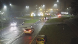 Křižovatka ulic Velká Dlážka a Polní