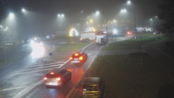 Křižovatka ulic Velká Dlážka a Polní