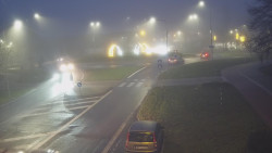 Křižovatka ulic Velká Dlážka a Polní