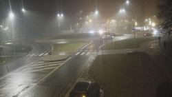 Křižovatka ulic Velká Dlážka a Polní