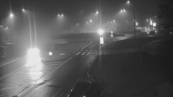 Křižovatka ulic Velká Dlážka a Polní