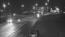 Křižovatka ulic Velká Dlážka a Polní