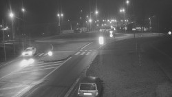 Křižovatka ulic Velká Dlážka a Polní