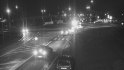 Křižovatka ulic Velká Dlážka a Polní