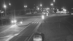 Křižovatka ulic Velká Dlážka a Polní