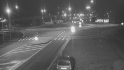 Křižovatka ulic Velká Dlážka a Polní