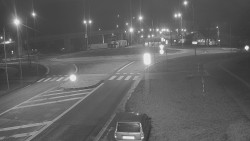 Křižovatka ulic Velká Dlážka a Polní