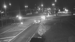 Křižovatka ulic Velká Dlážka a Polní