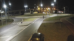 Křižovatka ulic Velká Dlážka a Polní