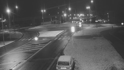 Křižovatka ulic Velká Dlážka a Polní