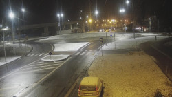 Křižovatka ulic Velká Dlážka a Polní