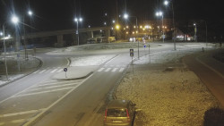 Křižovatka ulic Velká Dlážka a Polní