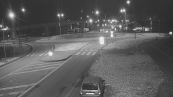 Křižovatka ulic Velká Dlážka a Polní