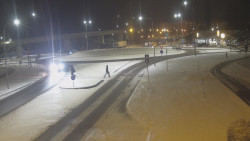 Křižovatka ulic Velká Dlážka a Polní