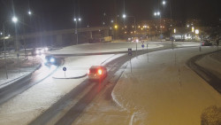 Křižovatka ulic Velká Dlážka a Polní