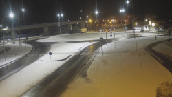 Křižovatka ulic Velká Dlážka a Polní