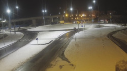 Křižovatka ulic Velká Dlážka a Polní