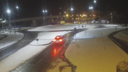 Křižovatka ulic Velká Dlážka a Polní