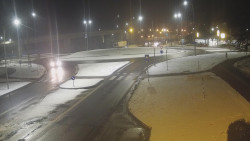 Křižovatka ulic Velká Dlážka a Polní