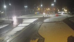 Křižovatka ulic Velká Dlážka a Polní