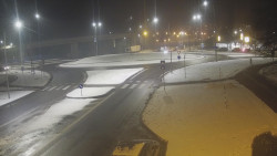 Křižovatka ulic Velká Dlážka a Polní