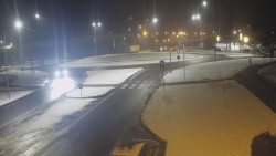 Křižovatka ulic Velká Dlážka a Polní