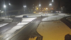 Křižovatka ulic Velká Dlážka a Polní