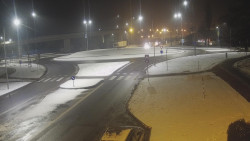 Křižovatka ulic Velká Dlážka a Polní